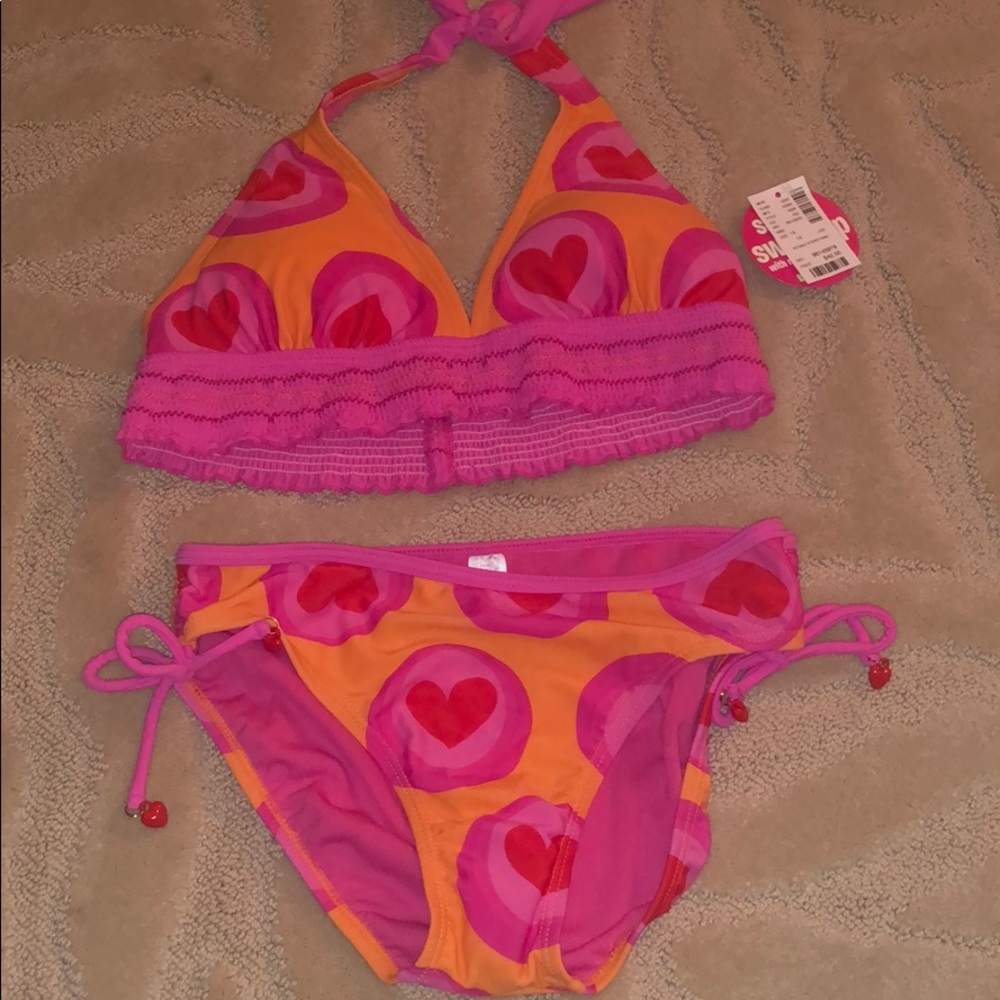NWT Limited Too bathing suit. Girls size 14